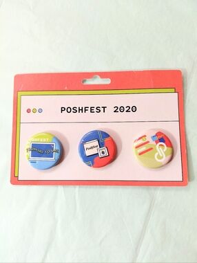 Poshmark Logo Pins 2020 NIP